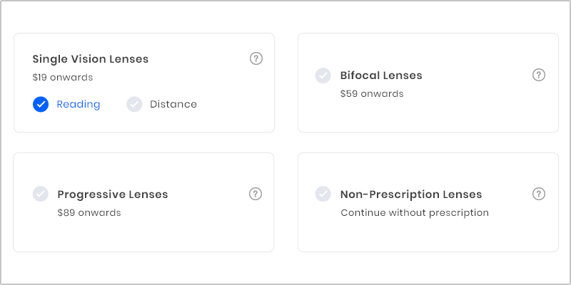 Select-the-type-of-lenses,-you-require