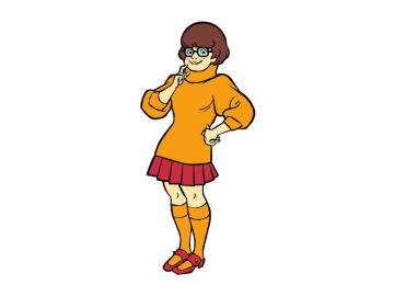 Velma - cartoon character with glasses