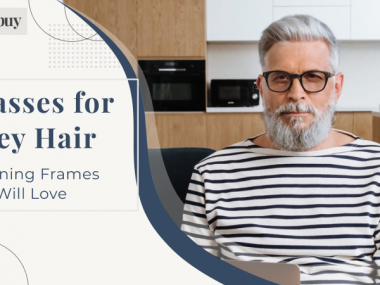 Eyeglasses for grey hair